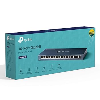 Amazon.com: TP-Link 16 Port Gigabit Ethernet Network Switch